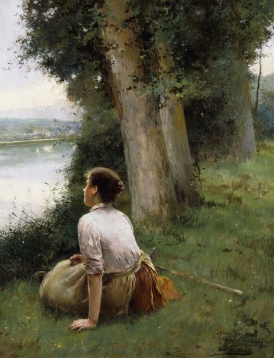 By the River by Luis Jimenez y Aranda