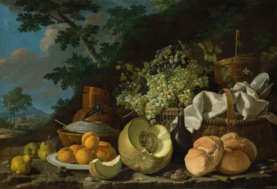 The Afternoon Meal (La Merienda) by Luis Egidio Melendez