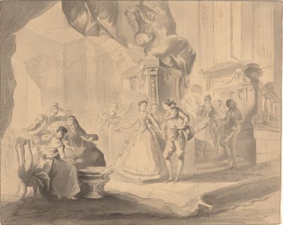 Dance in a Palace by Luis Paret y Alcazar