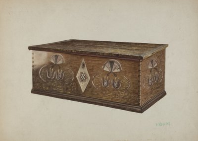 Pa. German Chest by Luther D. Wenrich