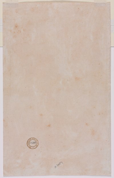 Architectural Plan verso by Luzio Romano