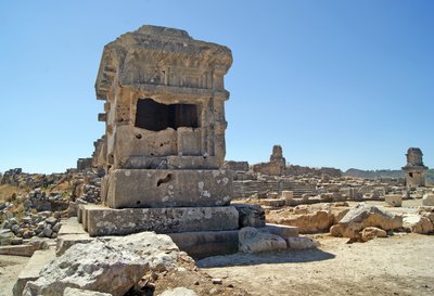 Pillar Tomb, Xanthos, Turkey by Lycian