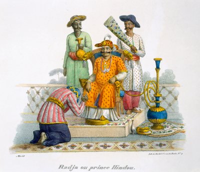 A Raja, or Hindu Prince, 1827-35 by M.E. Burnouf