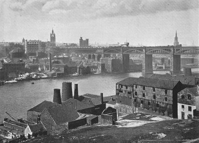 Newcastle-on-Tyne, from the Rabbit Banks by M. Aunty