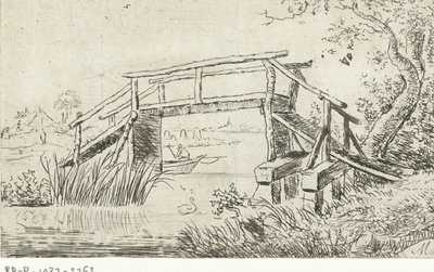 Landscape with a Small Bridge by M. Massé