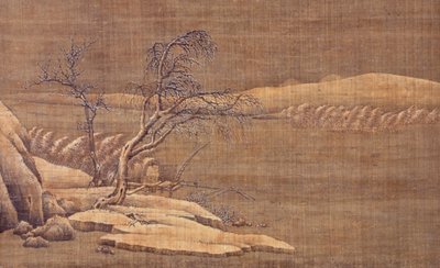 Solitary Fisherman on a Wintry River by Ma Lin