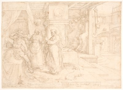 Peter Heals the Lame Aeneas by Maarten van Heemskerck