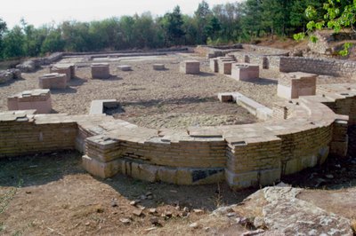 Excavations of the basilica by Macedonian School