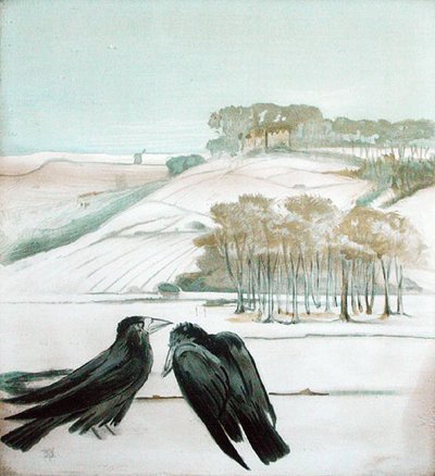 Rooks in a Landscape by Madeline Wyndham