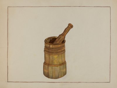 Mortar and Pestle by Mae Szilvasy