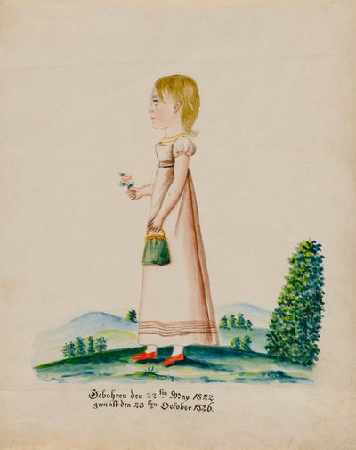 Portrait of Sarah Musser by Maentel, Jacob