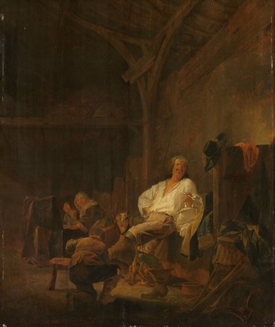An Officer in Billeted Quarters by Maerten Stoop