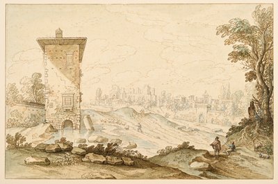 Roman Landscape by Maerten de Cock