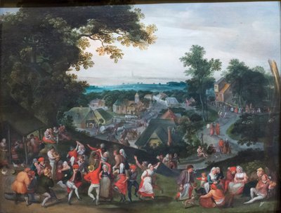 Peasant Feast by Maerten van Cleve