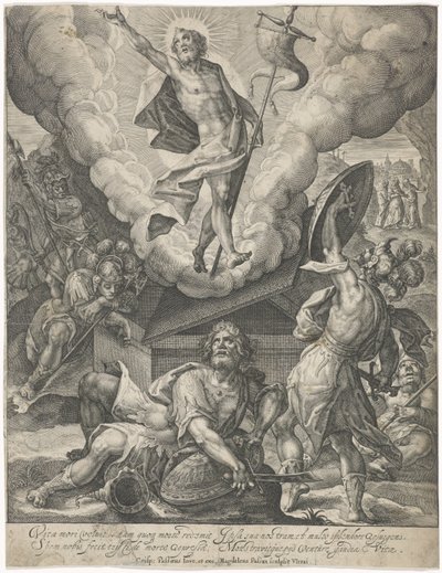 Resurrection of Christ by Magdalena van de Passe