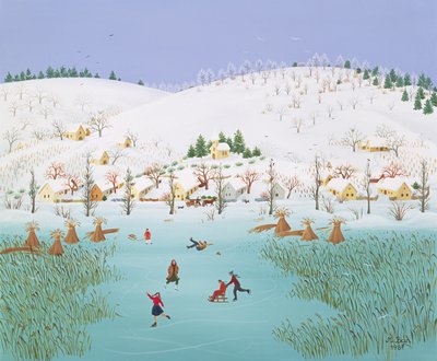 On the Frozen Lake by Magdolna Ban
