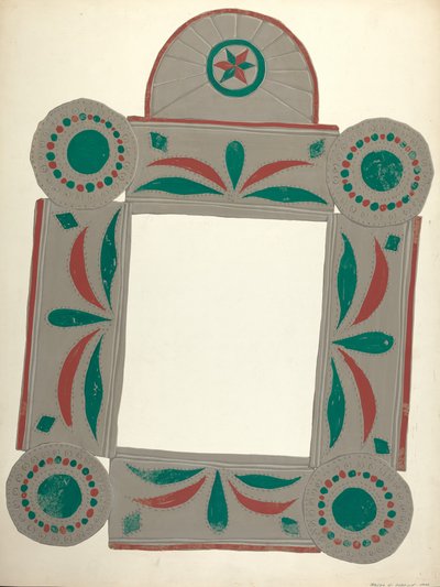 Lockwood Painted Mirror by Majel G. Claflin