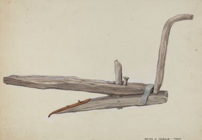 Wooden Plow by Majel G. Claflin