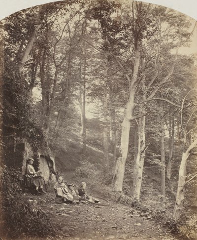 A Path Through a Wood by Major Francis Gresley
