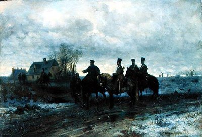 Polish Patrol by Maksymilian Gierymski