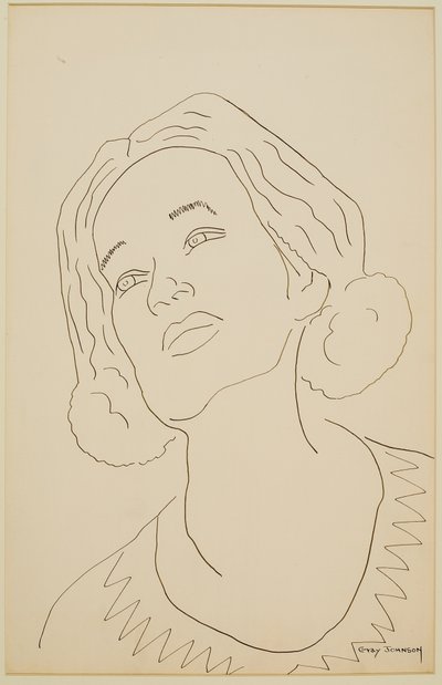 Study of a Girl #3 by Malvin Gray Johnson