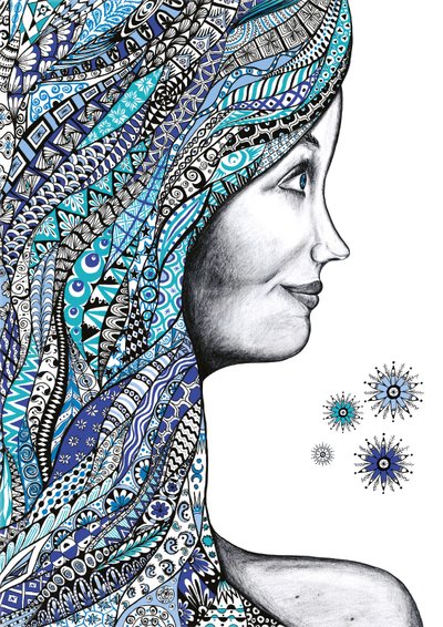 Blue Hair by MandalaSensual