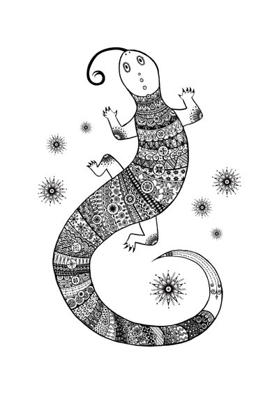 The Gecko by MandalaSensual