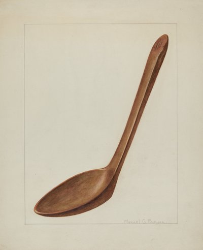 Wooden Spatula by Manuel G. Runyan
