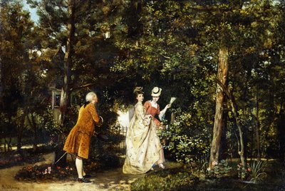 The Promenade by Manuel Garay y Arevalo