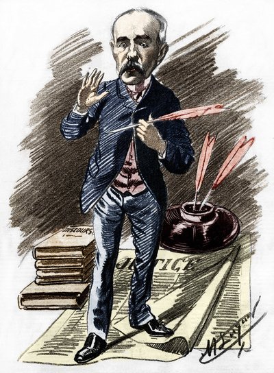 Georges Clemenceau (1841-1929), French politician by Manuel Luque