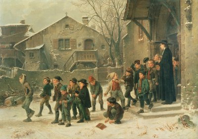 After Class by Marc Louis Benjamin Vautier