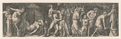 Bacchanalia by Marcantonio Raimondi