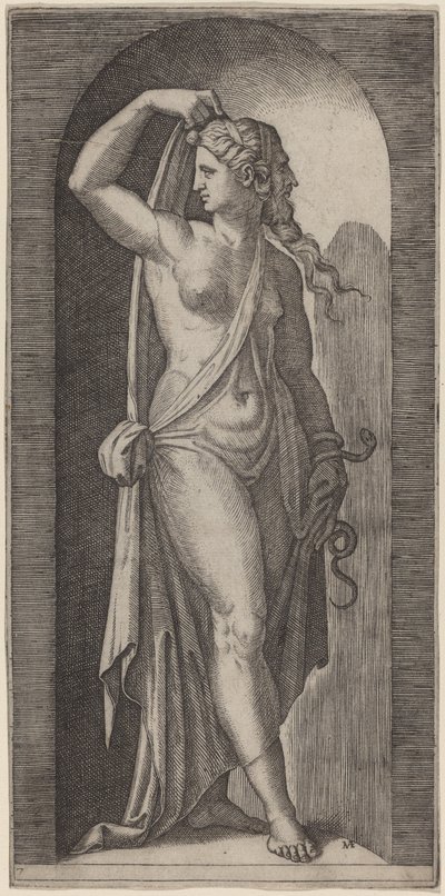 Prudence by Marcantonio Raimondi after Raphael
