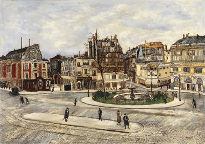 La Place Pigalle, c.1924 by Marcel Leprin
