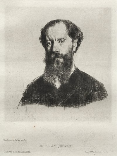 Jules Jacquemart by Marcellin Gilbert Desboutin