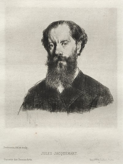 Jules Jacquemart by Marcellin Gilbert Desboutin