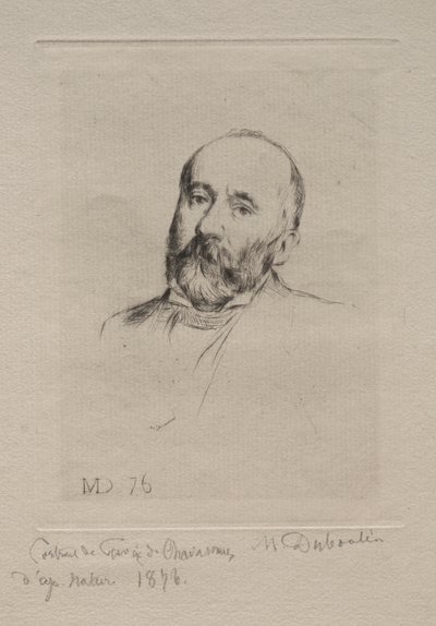 Puvis de Chavannes by Marcellin Gilbert Desboutin