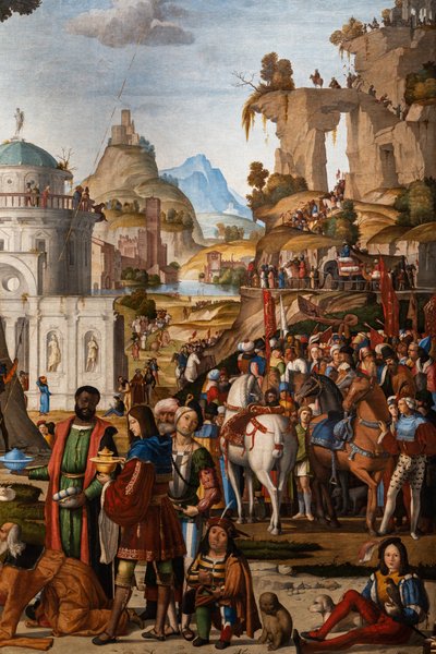 Adoration by the Wise Men (detail) by Marcello Fogolino