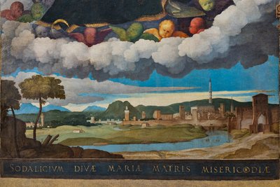 Detail of the City of Vicenza by Marcello Fogolino
