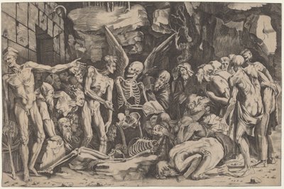 The Skeletons by Marco Dente, after Baccio Bandinelli