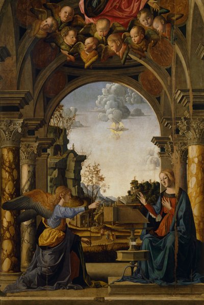 Annunciation by Marco Palmezzano
