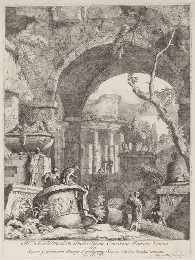 Capriccio: Ruins by Marco Ricci