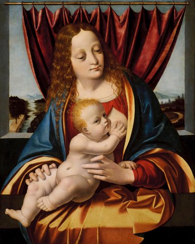 Madonna and Child by Marco d Oggiono