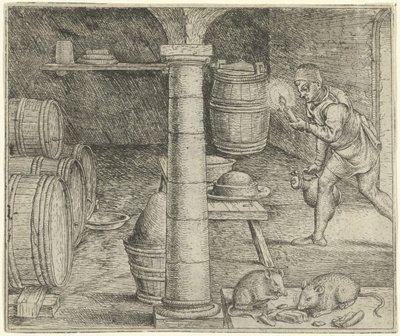 Fable of the Two Mice by Marcus Gheeraerts (I)