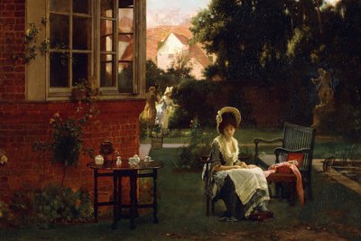 In the Shade, 1879 by Marcus Stone