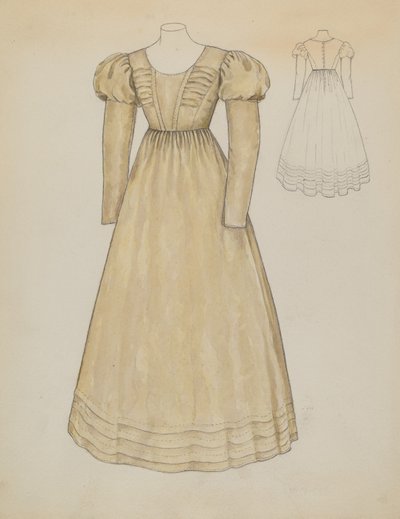Quaker Dress, c. 1936 by Margaret Concha