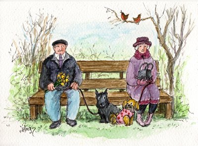 Meeting in the Park by Margaret Loxton