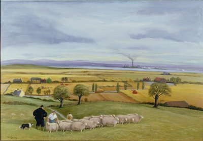 Sheep Farmer, Isle of Sheppey by Margaret Loxton
