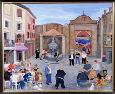 Village in Provence by Margaret Loxton