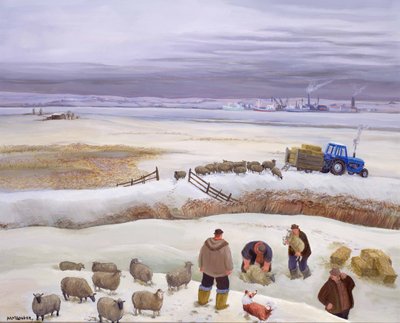 Winter Snowfall by Margaret Loxton